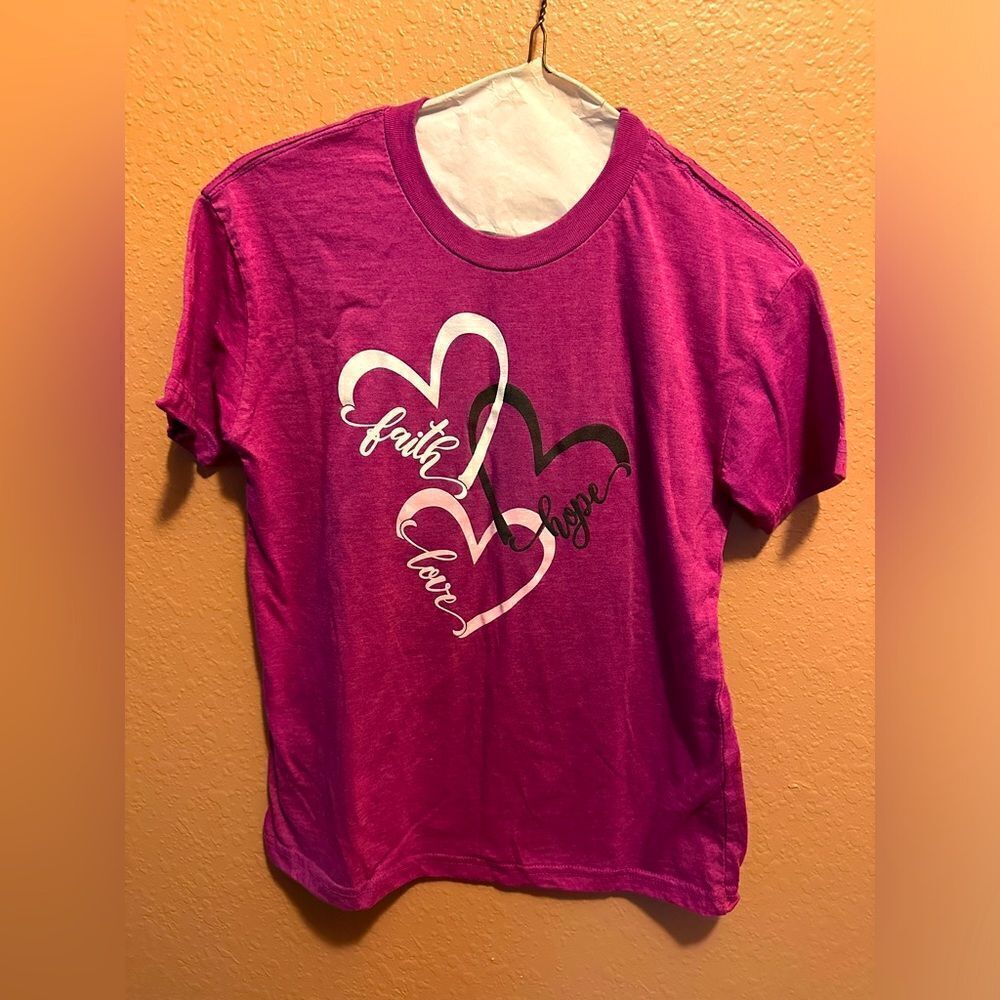 Love and faith youth shirt